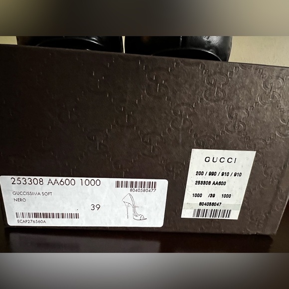 Gucci leather peep toe heels - Picture 5 of 6